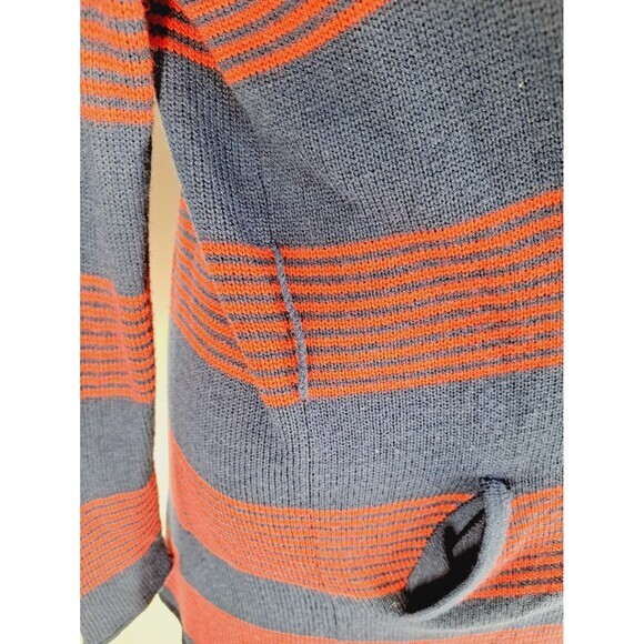 Emerson Street Premier‎ Womens Navy Red Striped Cardigan Quality Soft Small - Picture 6 of 8